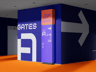 Free Interior Direction Sign 3D mockup. Create presentations using Online Mockup Generator.