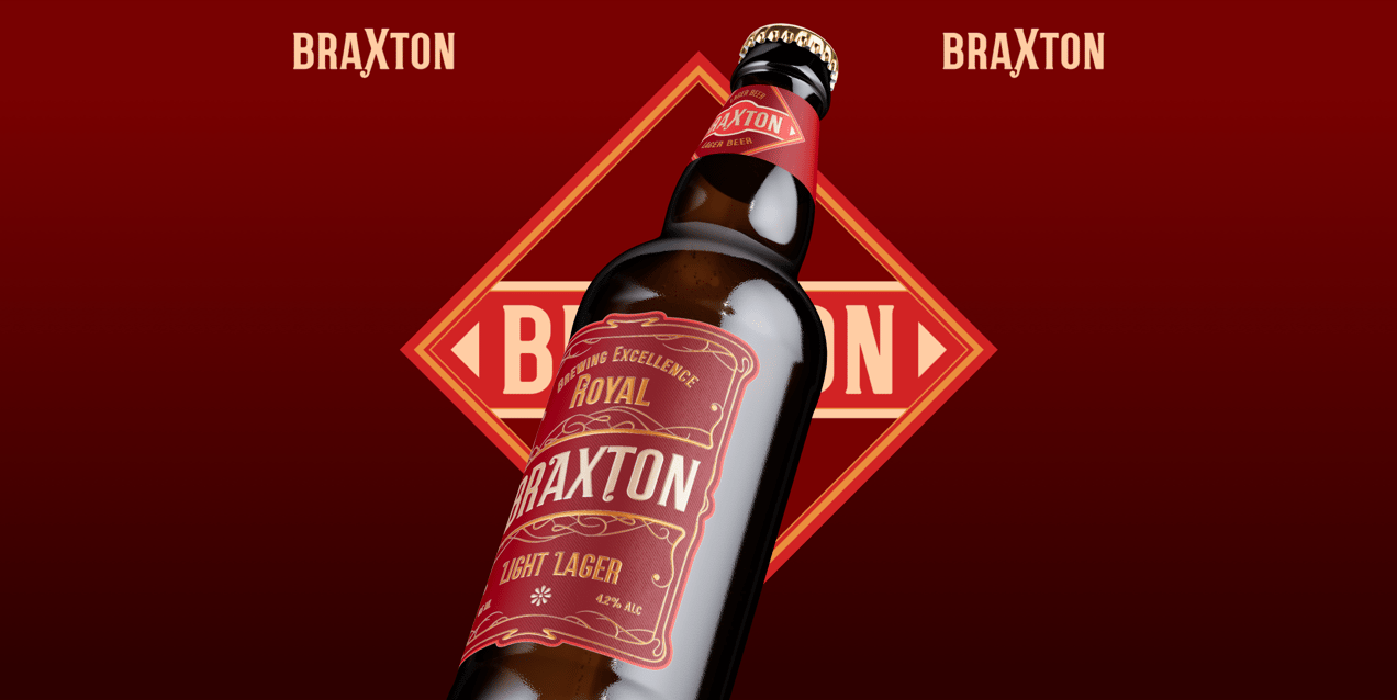 Bottle 3D mockup. Create presentations using Online Mockup Generator.