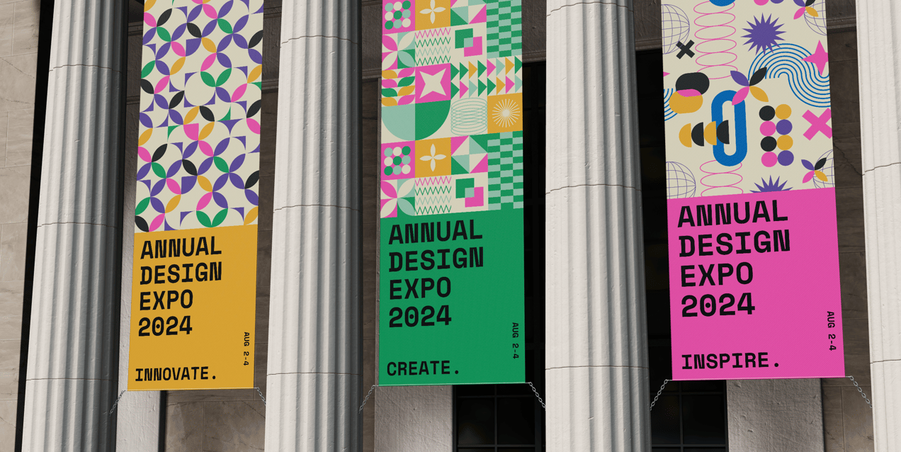 Entrance Banners 3D Mockup