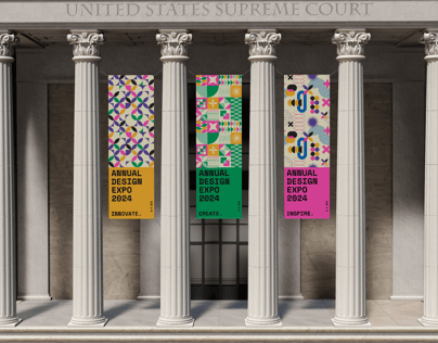 Entrance Banners 3D Mockup