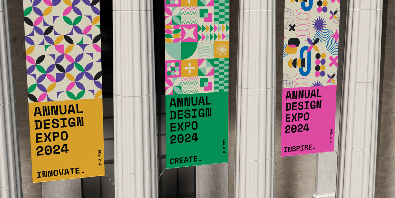 Entrance Banners 3D Mockup