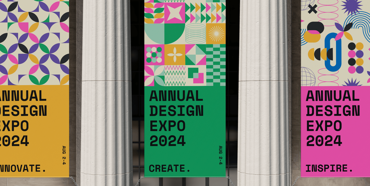 Entrance Banners 3D Mockup