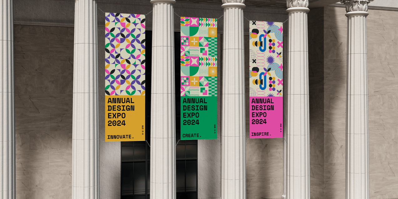 Entrance Banners 3D Mockup