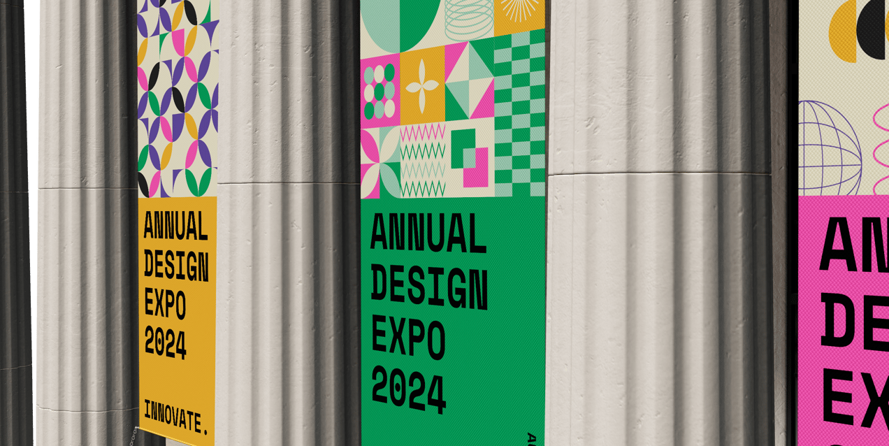 Entrance Banners 3D Mockup