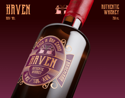 Bottle 3D mockup. Create presentations using Online Mockup Generator.