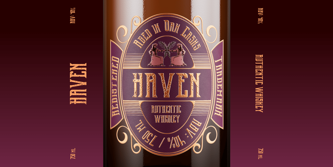 Bottle 3D mockup. Create presentations using Online Mockup Generator.