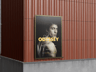 Banner 3D mockup. Create presentations using Online Mockup Generator.