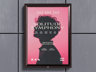 Free Poster 3D mockup. Create presentations using Online Mockup Generator.