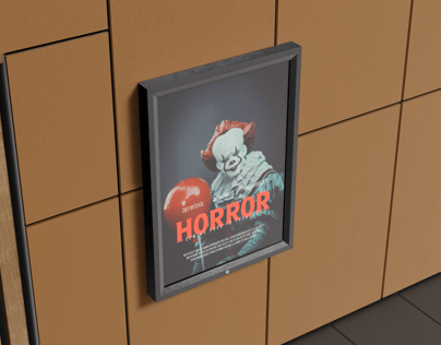 Free Poster 3D mockup. Create presentations using Online Mockup Generator.