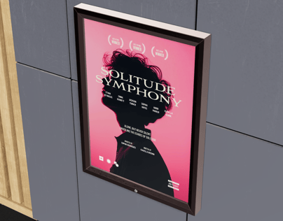 Free Poster 3D mockup. Create presentations using Online Mockup Generator.
