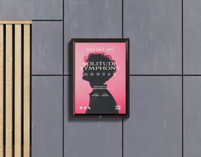 Free Poster 3D mockup. Create presentations using Online Mockup Generator.