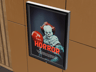 Free Poster 3D mockup. Create presentations using Online Mockup Generator.