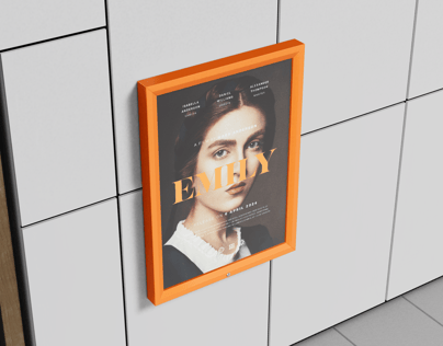 Free Poster 3D mockup. Create presentations using Online Mockup Generator.