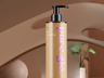Cosmetic Bottle 3D mockup. Create presentations using Online Mockup Generator.