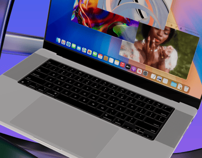 ProVisual — Mac Book Pro 2021 16 inch 3D mockup