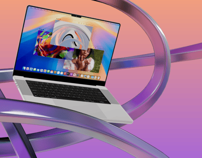 ProVisual — Mac Book Pro 2021 16 inch 3D mockup