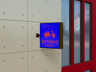 Signboard 3D mockup. Create presentations using Online Mockup Generator.