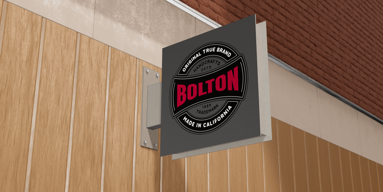 Square Signboard  3D mockup. Create presentations using Online Mockup Generator.