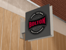 Square Signboard  3D mockup. Create presentations using Online Mockup Generator.