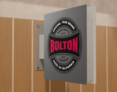 Square Signboard  3D mockup. Create presentations using Online Mockup Generator.