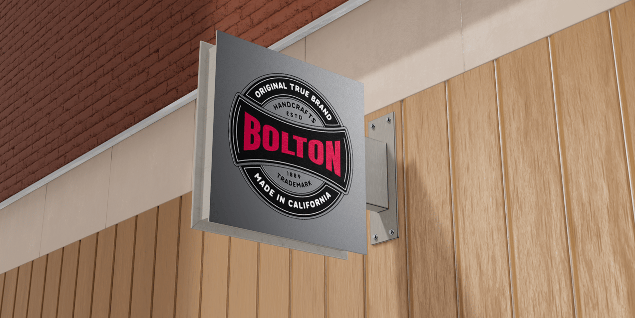 ProVisual — Wall Mounted Square Signboard Mockup 3D mockup