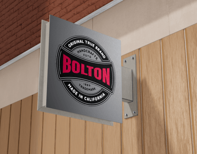 ProVisual — Wall Mounted Square Signboard Mockup 3D mockup