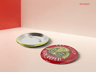 Pin Badge 3D mockup. Create presentations using Online Mockup Generator.
