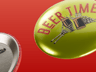 Pin Badge 3D mockup. Create presentations using Online Mockup Generator.