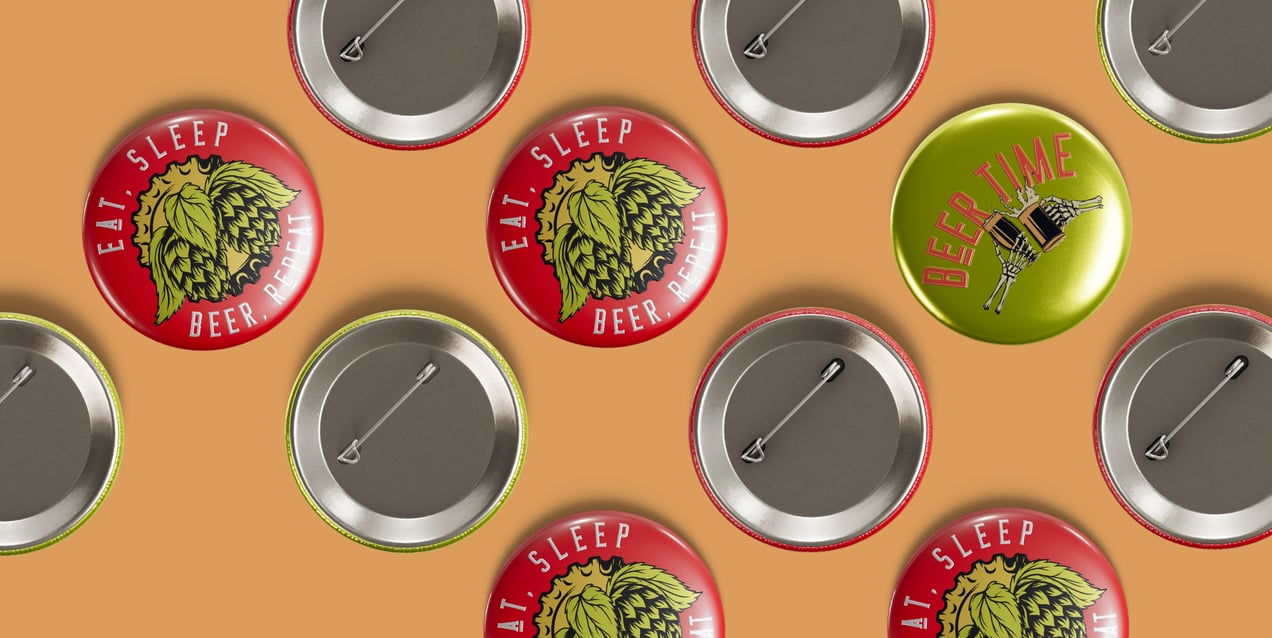 ProVisual — Pin Badge Mockup 3D mockup