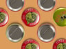 Pin Badge 3D mockup. Create presentations using Online Mockup Generator.