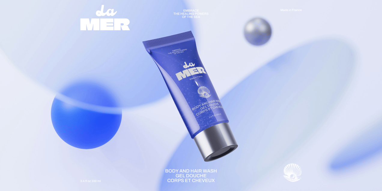 Cosmetic Tube 3D mockup. Create presentations using Online Mockup Generator.