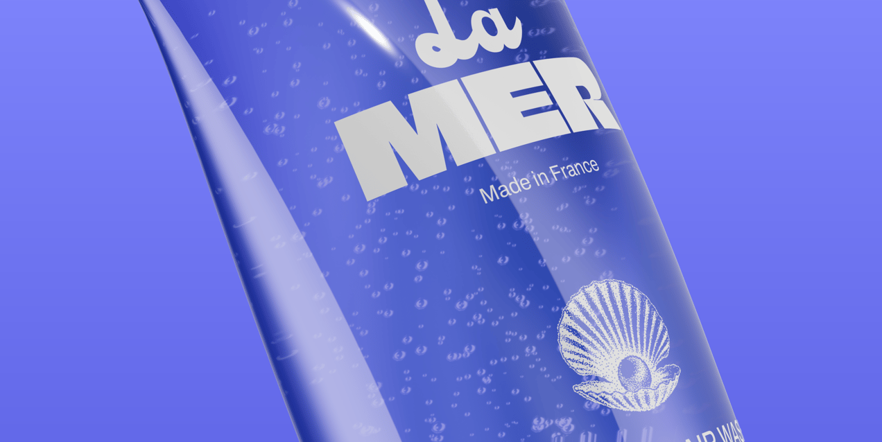 Cosmetic Tube 3D mockup. Create presentations using Online Mockup Generator.