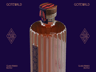 Bottle 3D mockup. Create presentations using Online Mockup Generator.