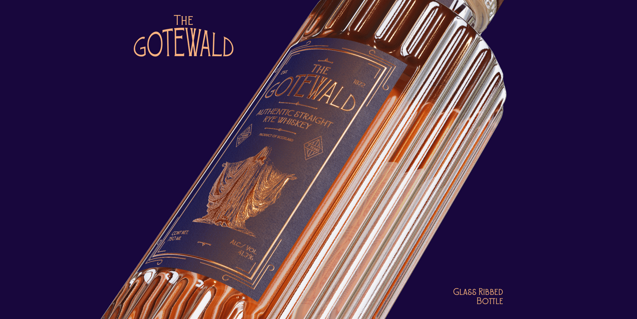 Bottle 3D mockup. Create presentations using Online Mockup Generator.