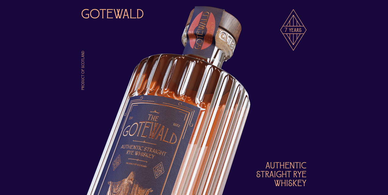 Bottle 3D mockup. Create presentations using Online Mockup Generator.