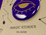 Badge 3D mockup. Create presentations using Online Mockup Generator.