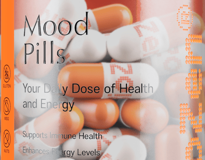 Pills Bottle  3D mockup. Create presentations using Online Mockup Generator.