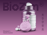 Pills Bottle  3D mockup. Create presentations using Online Mockup Generator.