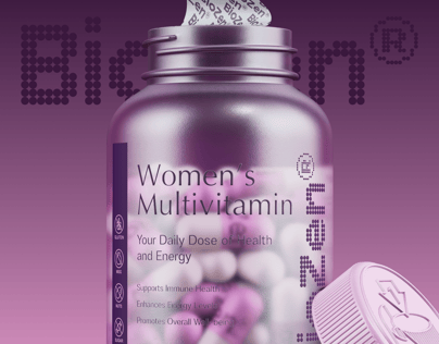 Pills Bottle  3D mockup. Create presentations using Online Mockup Generator.