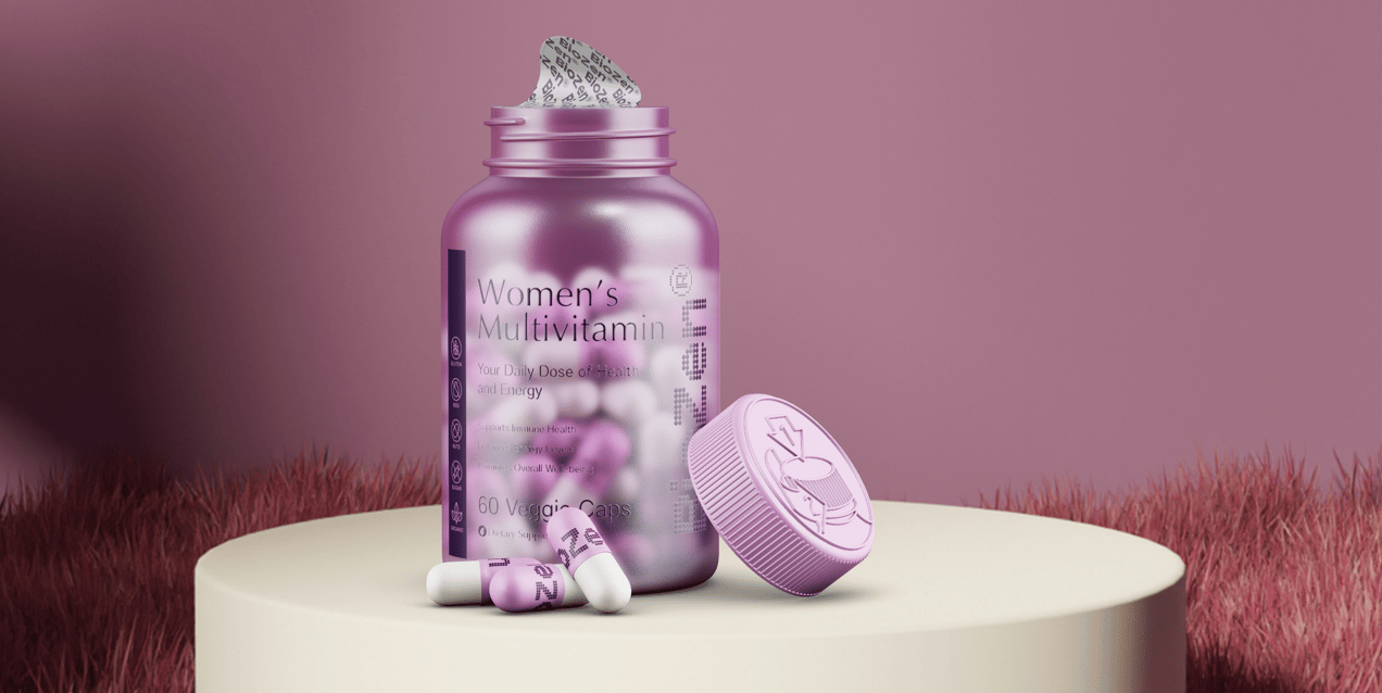 ProVisual — Pills Bottle Mockup 3D mockup