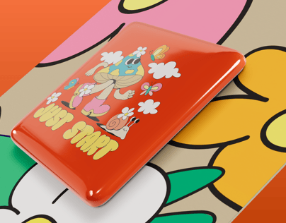 Pin Badge 3D mockup. Create presentations using Online Mockup Generator.