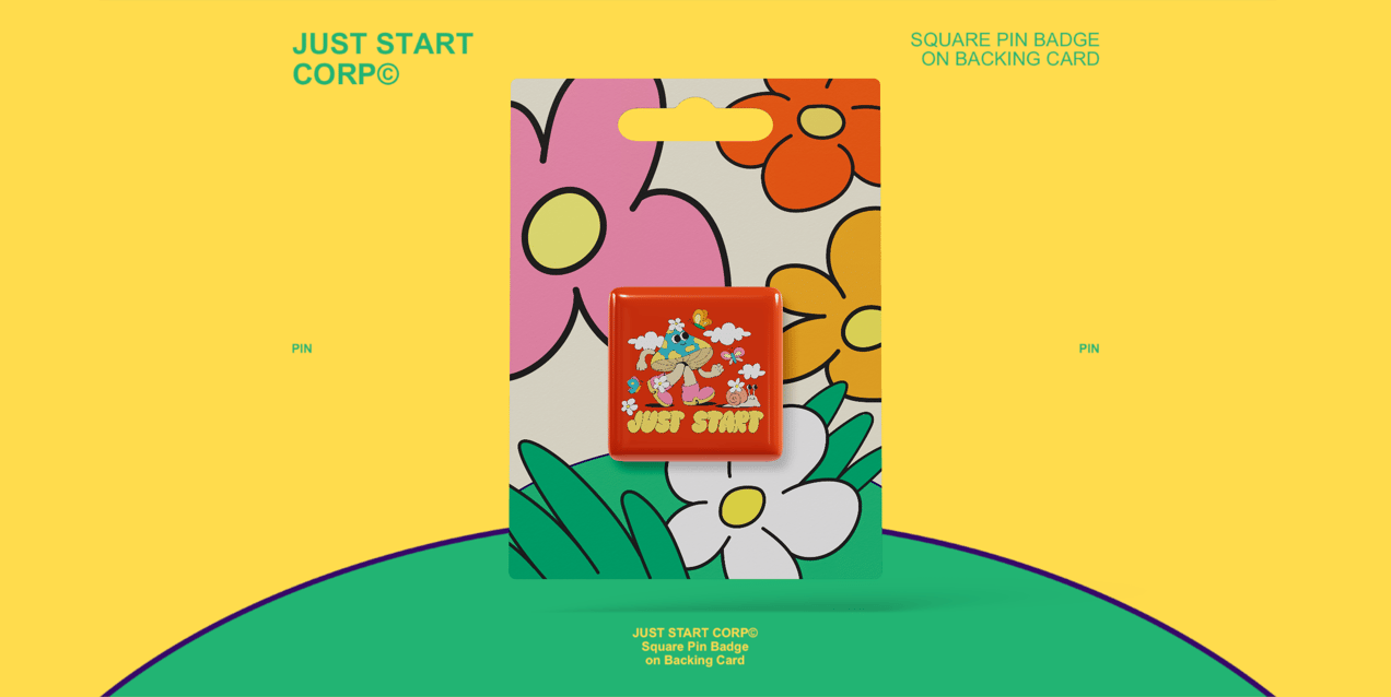 ProVisual — Pin Badge Mockup 3D mockup