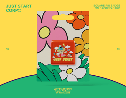 ProVisual — Pin Badge Mockup 3D mockup