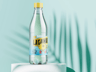 Bottle 3D mockup. Create presentations using Online Mockup Generator.