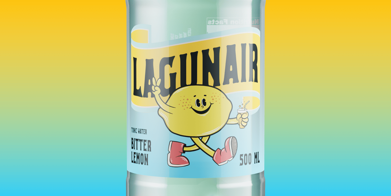 Bottle 3D mockup. Create presentations using Online Mockup Generator.
