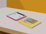 Pin Badge 3D mockup. Create presentations using Online Mockup Generator.