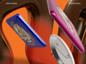 Pin Badges 3D mockup. Create presentations using Online Mockup Generator.