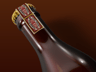 ProVisual — Lying Amber Glass Bottle 3D mockup