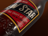 ProVisual — Lying Amber Glass Bottle 3D mockup