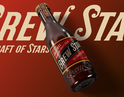 ProVisual — Lying Amber Glass Bottle 3D mockup